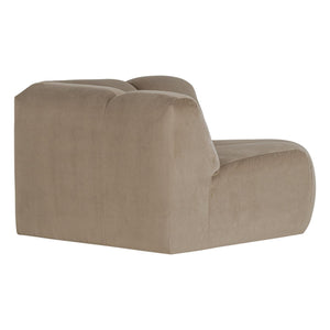 WOOOD Mojo bank hoekelement recht velvet Khaki
