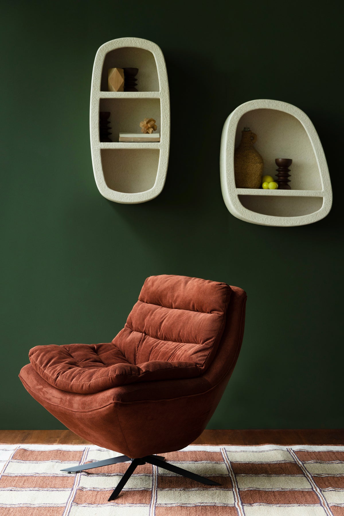 Dutchbone Veda wandkast 2 planken Beige