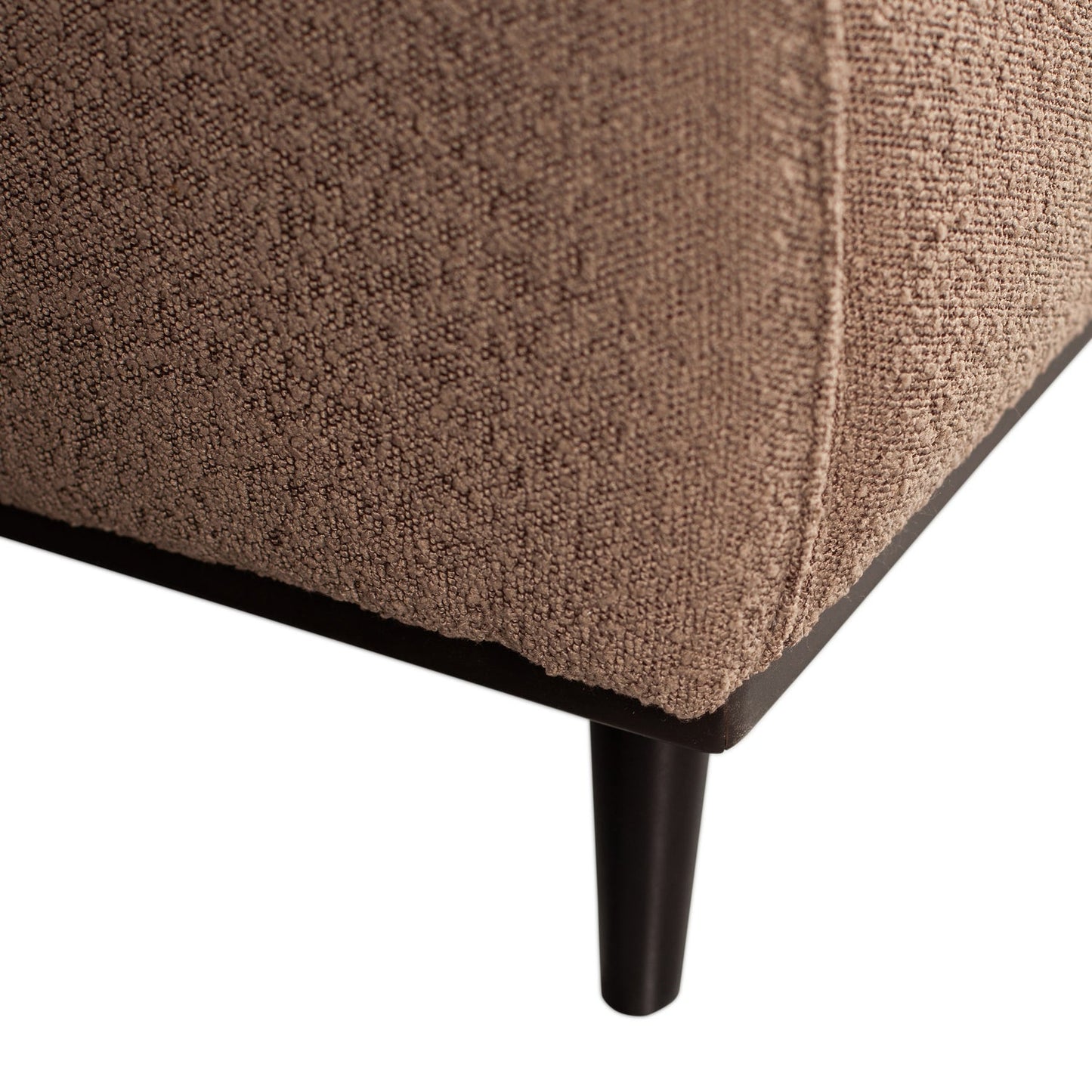 WOOOD Statement fauteuil met arm Bouclé Nougat