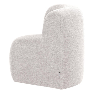 WOOOD Mojo Base eetbank hoek met rugleuning bouclé Ecru