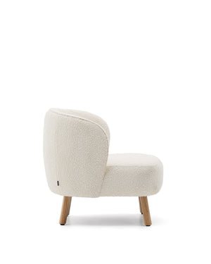 Kave Home Ulit fauteuil White naturel