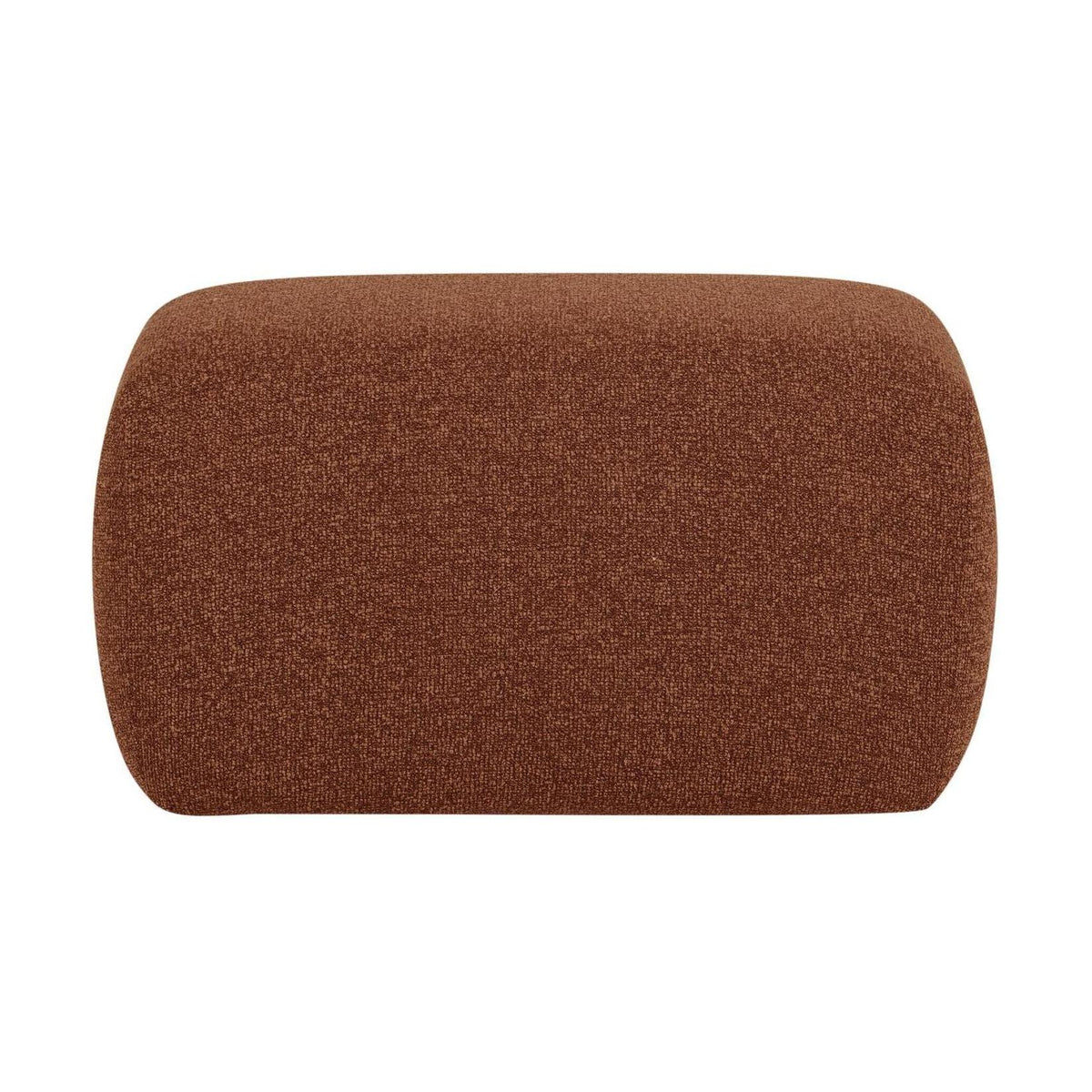 WOOOD Mojo Base poef bouclé Roestbruin