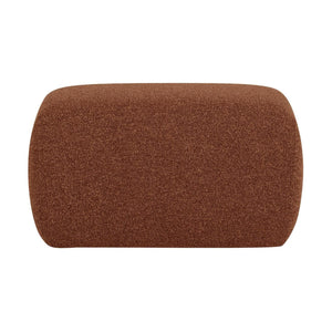 WOOOD Mojo Base poef bouclé Roestbruin