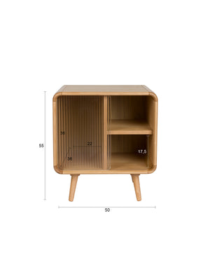 Zuiver Side Table / Bed Stand Rise Natural