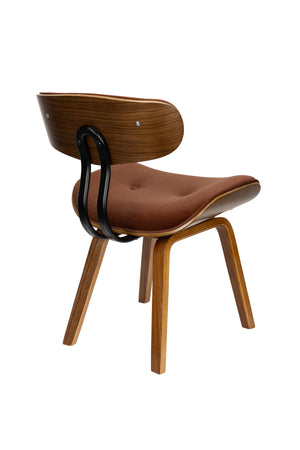 Dutchbone Blackwood eetkamerstoel Walnut/Brown