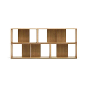 Kave Home Litto kast 4 modulaire planken eiken