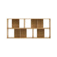 Kave Home Litto kast 4 modulaire planken eiken