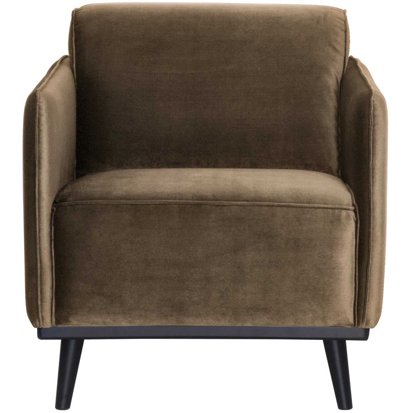 WOOOD Statement fauteuil met arm Velvet Taupe