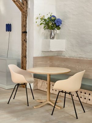 HAY About a Chair AAC 226 eetkamerstoel staal zwart White 2.0