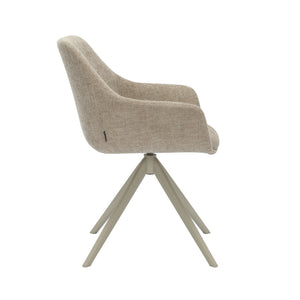 HelloChair HC03 Rave eetkamerstoel Breeze Zand spinpoot beige