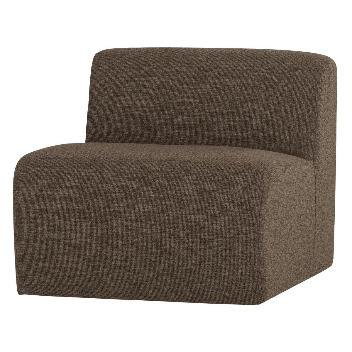 WOOOD Mojo Base 1-zits bank bouclé Bruin Melange