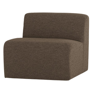 WOOOD Mojo Base 1-zits bank bouclé Bruin Melange
