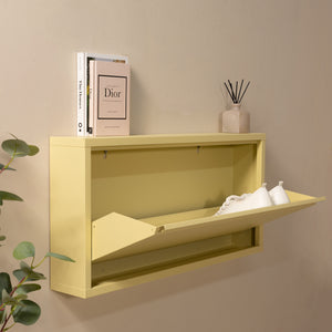 Spinder Design Billy 1 schoenenkast Butter Yellow