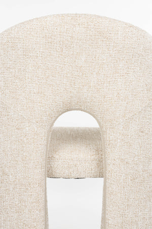 Zuiver Contour eetkamerstoel Beige