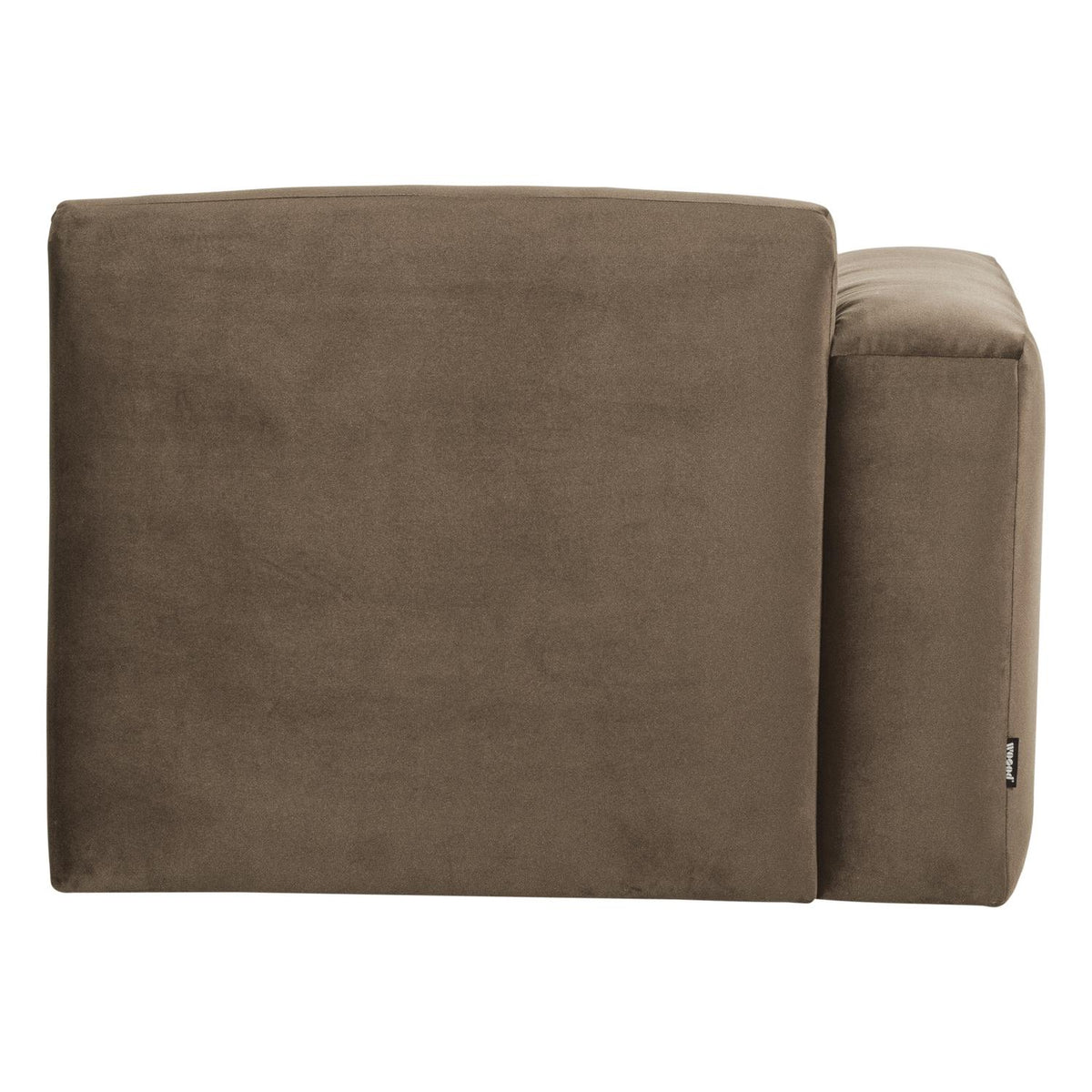 WOOOD Mojo Base 1-zits bank arm links velvet Taupe