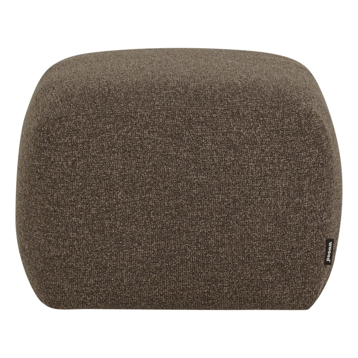 WOOOD Mojo Base poef bouclé Bruin