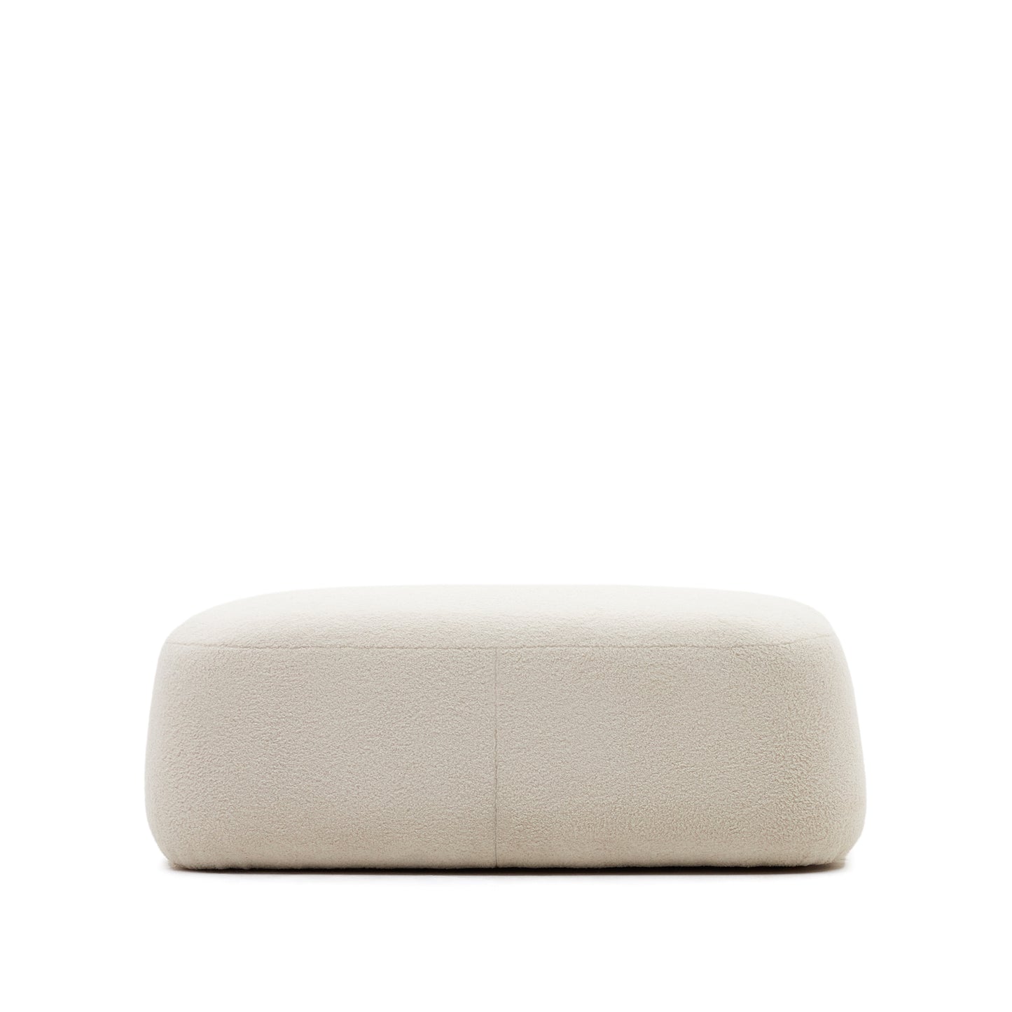 Kave Home Martina poef bouclé Ecru