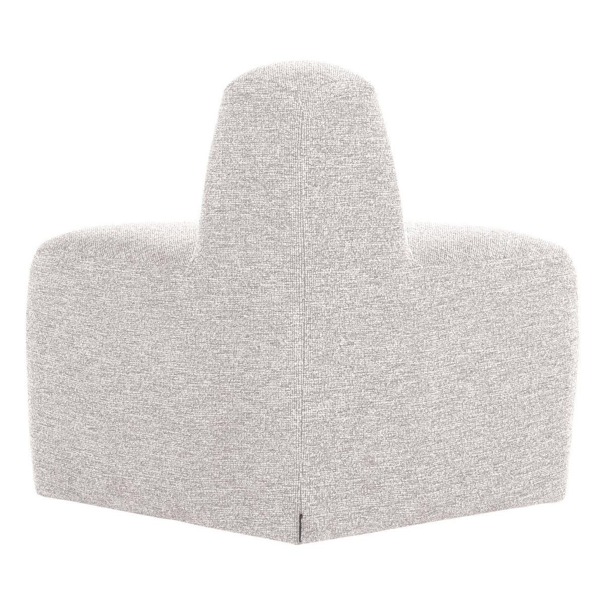 WOOOD Mojo Base eetbank hoek rond rugleuning bouclé Ecru