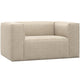 WOOOD Bean fauteuil Beige Melange