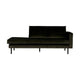 WOOOD Rodeo daybed rechts velvet Donkergroen