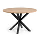 Kave Home Argo eettafel rond Ø120 cm Natural/Black