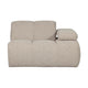 WOOOD Mojo 1-zits bank arm rechts bouclé Beige
