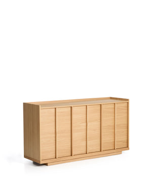 Kave Home Onix dressoir van eikenfineer in naturel afwerking 150x80 cm
