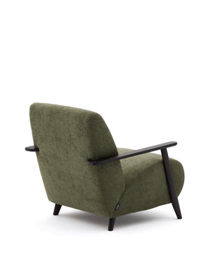 Kave Home Meghan fauteuil Green zwart