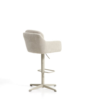Kave Home Lexa verstelbare barkruk Beige