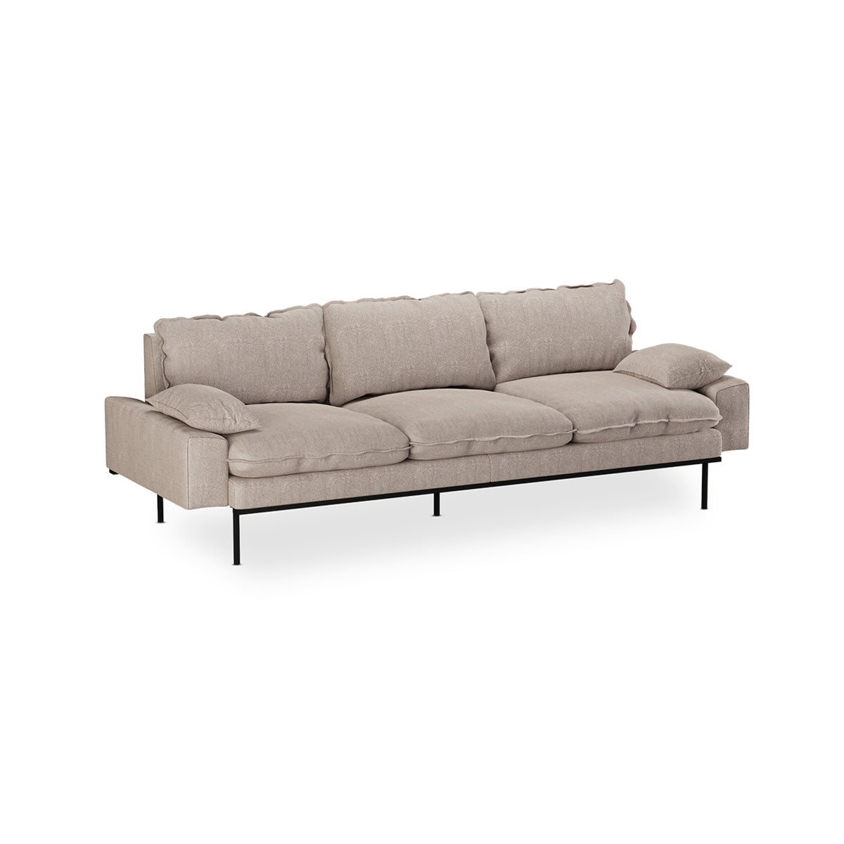 HKliving Retro 4-zitsbank Sneak Beige