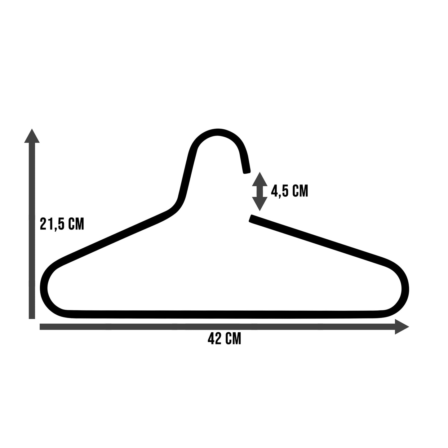 Spinder Design Victorie kledinghanger Wit