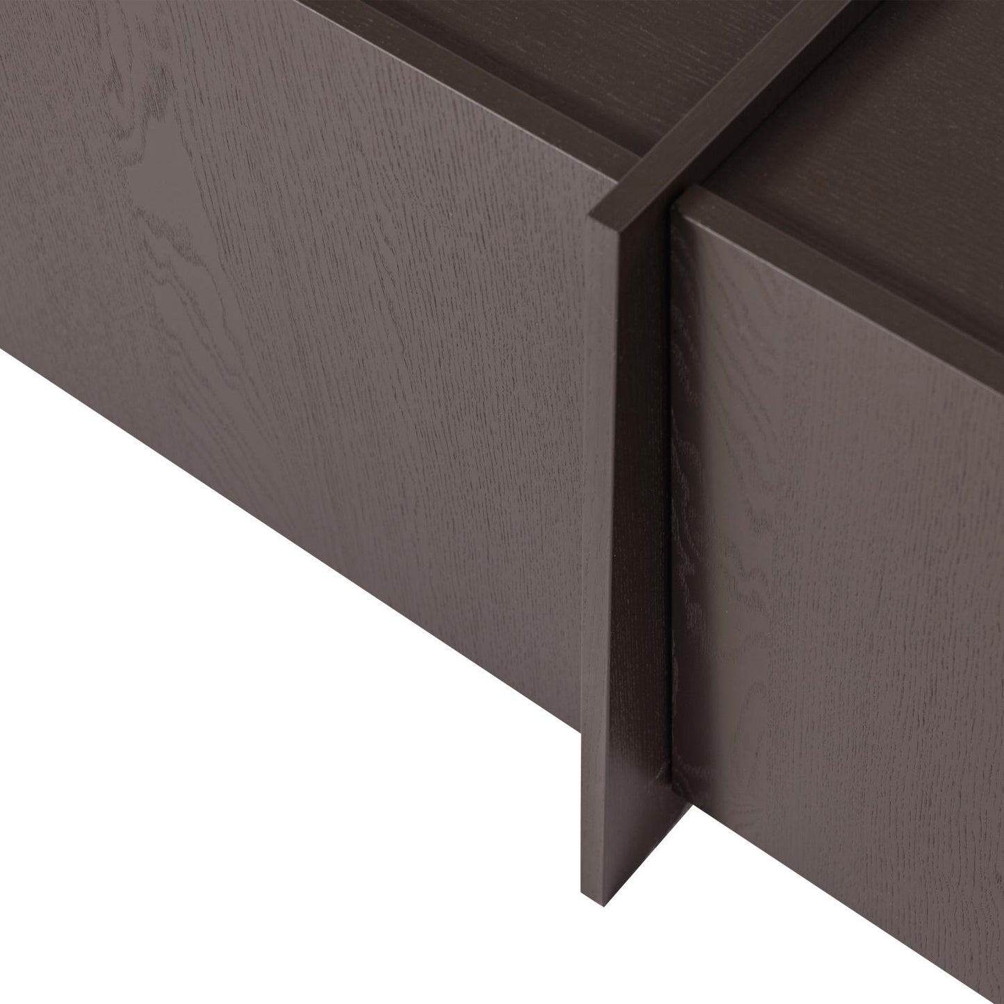 WOOOD Brock tv-meubel 200 cm Middenbruin