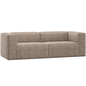 WOOOD Bean 3,5-zits bank Lichtbruin Melange