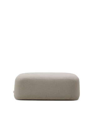 Kave Home Martina poef chenille Stone