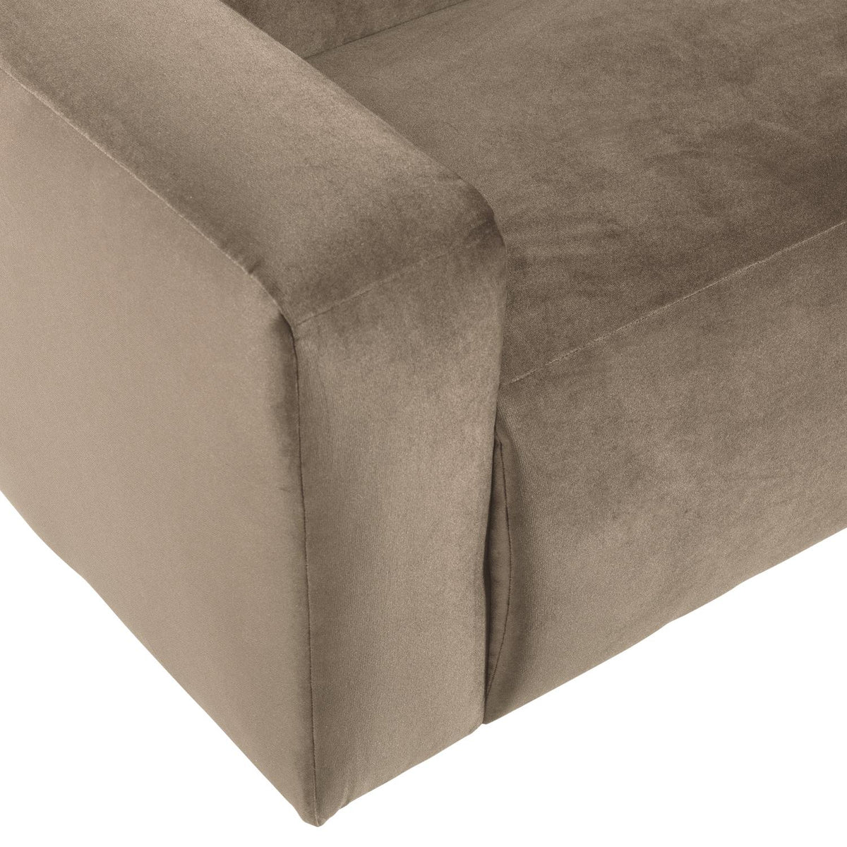WOOOD Mojo Base 2-zits bank arm links velvet Khaki
