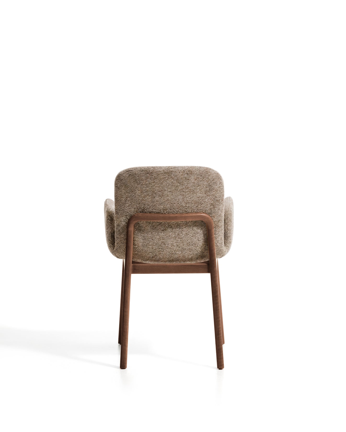 Kave Home Elnor eetkamerstoel met arm Brown