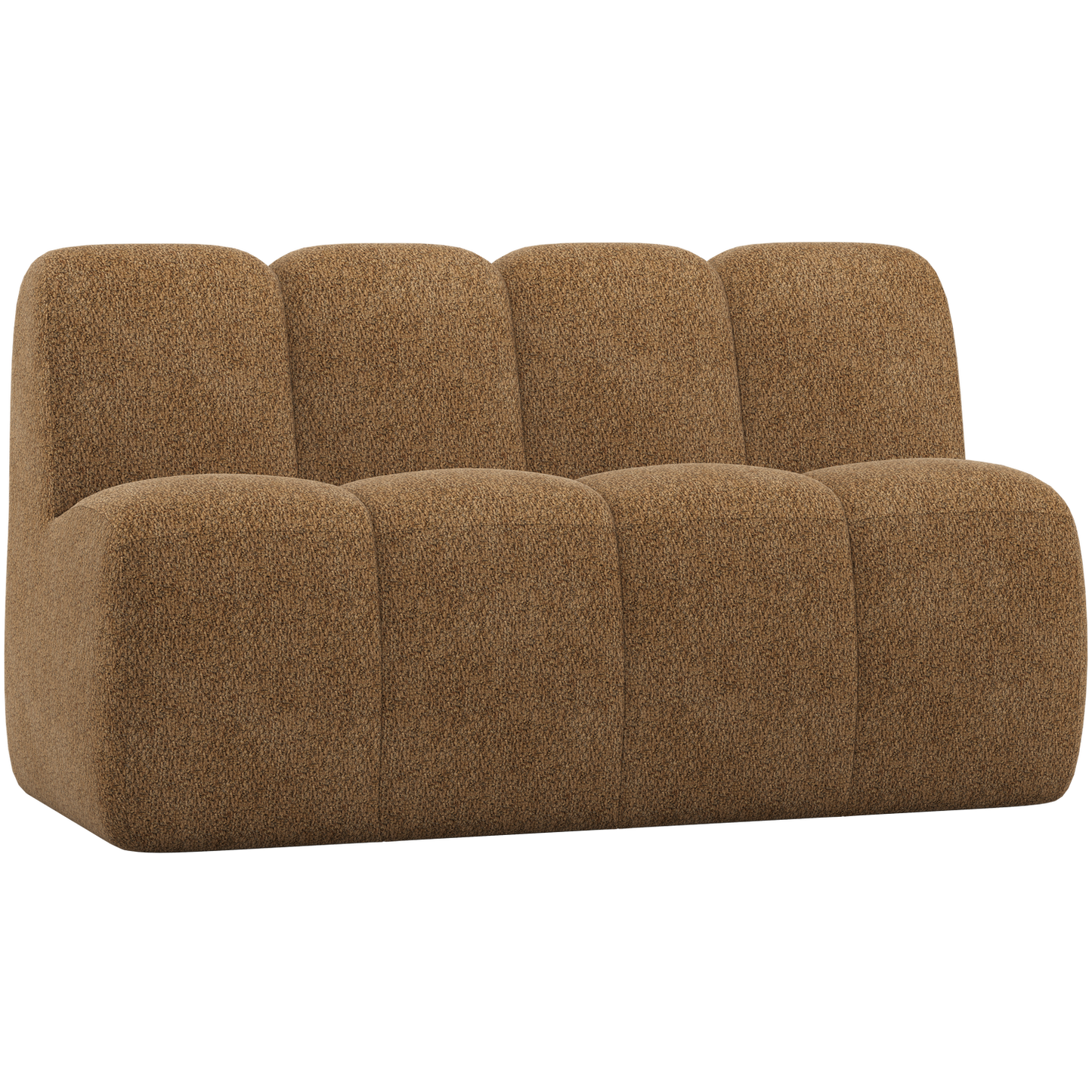 WOOOD Mojo eetbank 164 cm met rugleuning Wollig Honinggeel