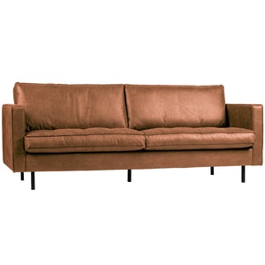WOOOD Rodeo Classic 2,5-zits bank eco-leer Cognac