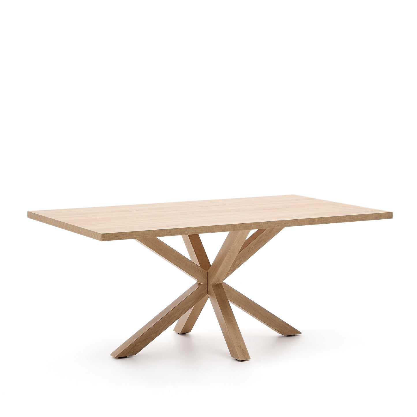 Kave Home Argo eettafel rechthoek 180x100 cm Natural/Natural