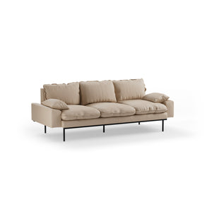 HKliving Retro 3-zitsbank Knotted Beige