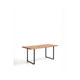 Kave Home Uxue eettafel rechthoek 160x90 cm Naturel/Zwart