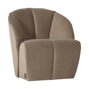 WOOOD Mojo draaifauteuil velvet Khaki