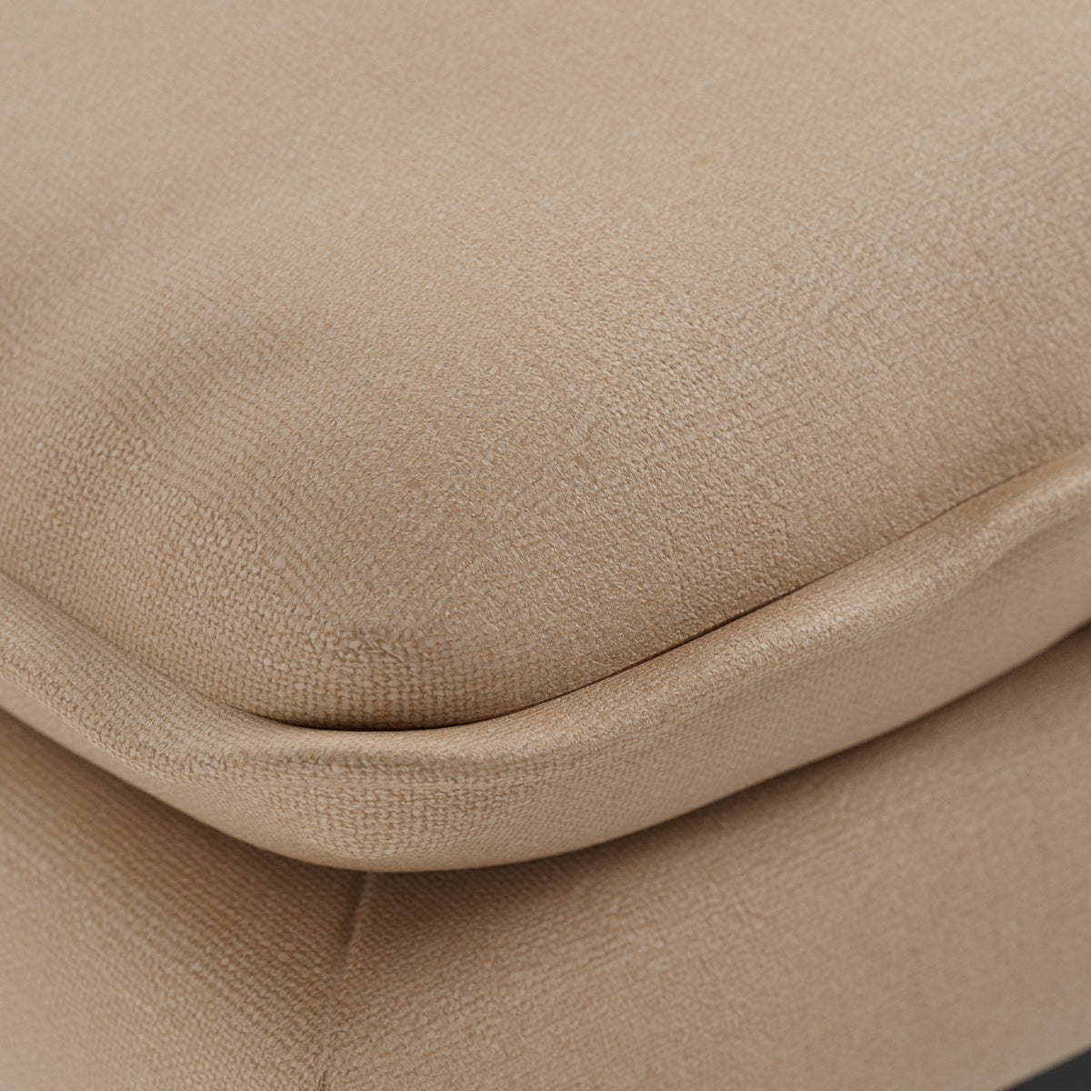 HKliving Retro Hocker Knotted Sand