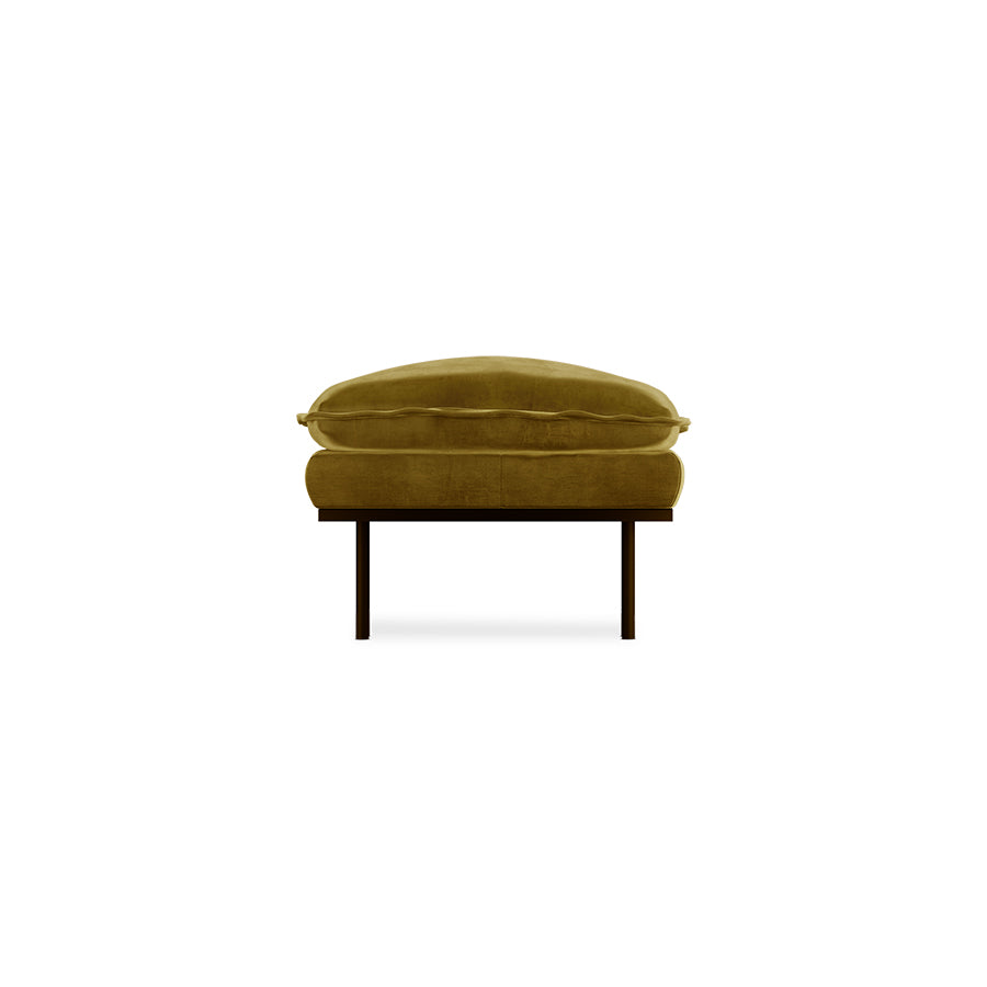HKliving Retro hocker Royal Velvet Olive