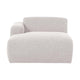WOOOD Mojo Base chaise longue bank arm links bouclé Ecru