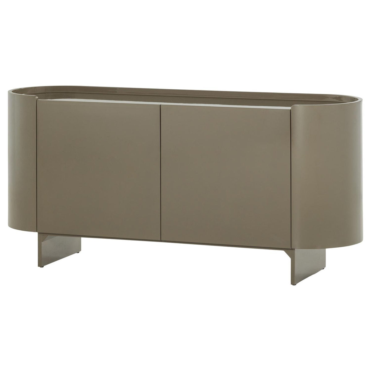 WOOOD Liora tv-meubel/dressoir hoogglans Groen