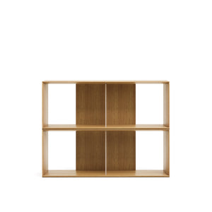 Kave Home Litto kast 2 modulaire planken eiken