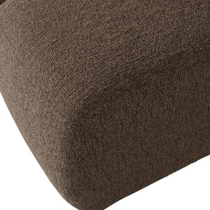 WOOOD Mojo 1-zits bank bouclé Bruin Melange