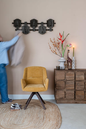 Jesper Home Myoko eetkamerstoel El Dorado revolve oak walnut