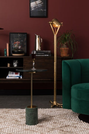 Dutchbone Gunnar bijzettafel Groen en Goud
